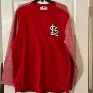St Louis Cardinals long sleeve pullover